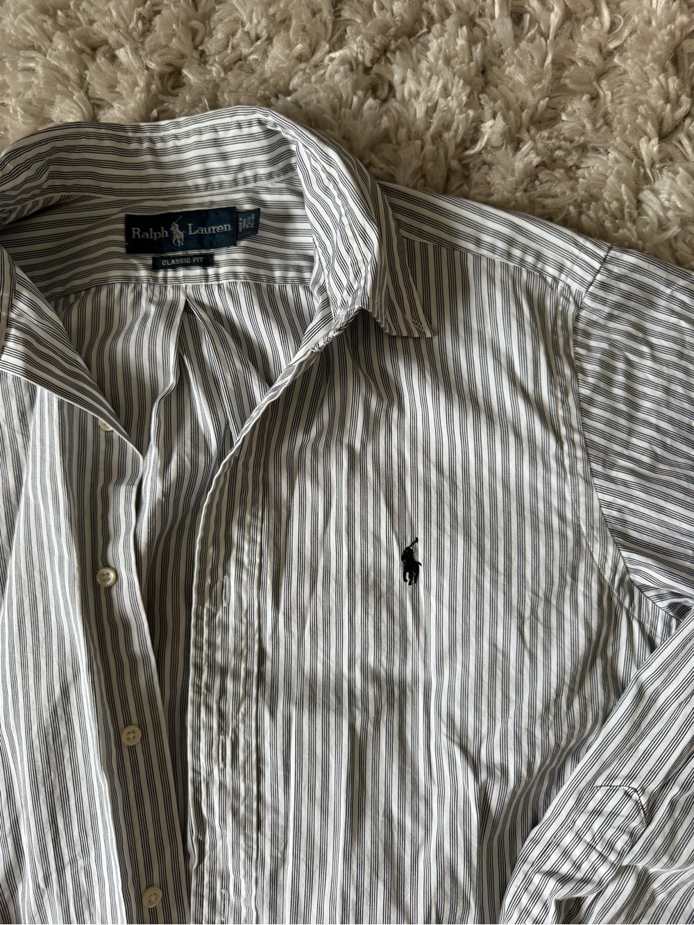 Ralph Lauren Vintage Style Stripped Button Up